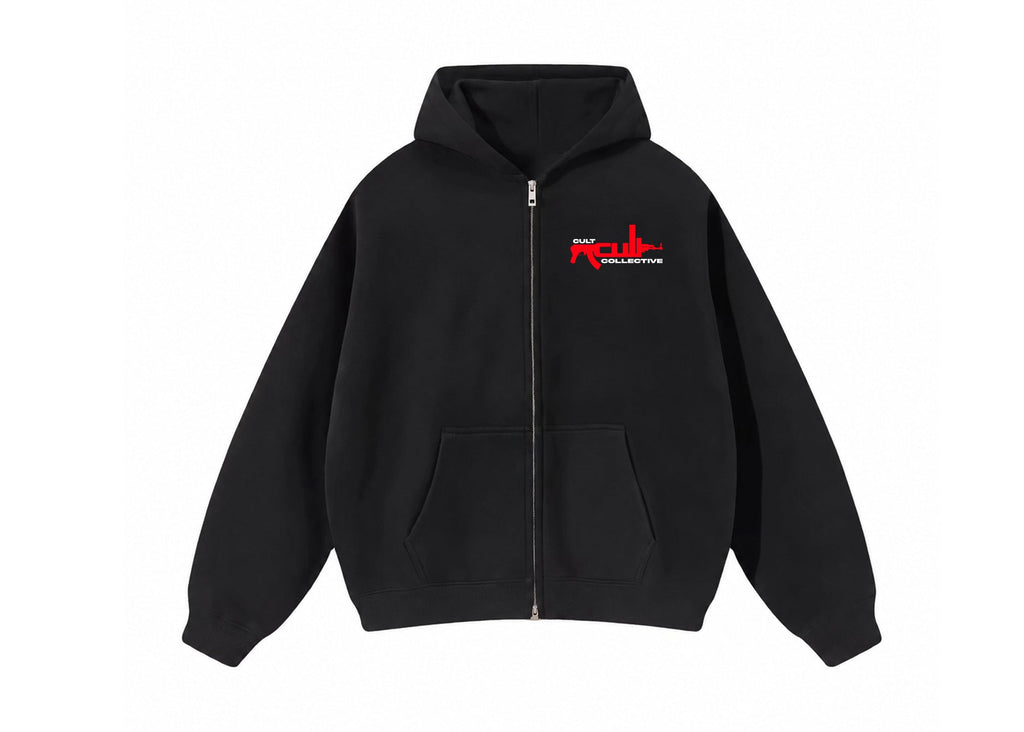 AK ZIP UP (BLACK)