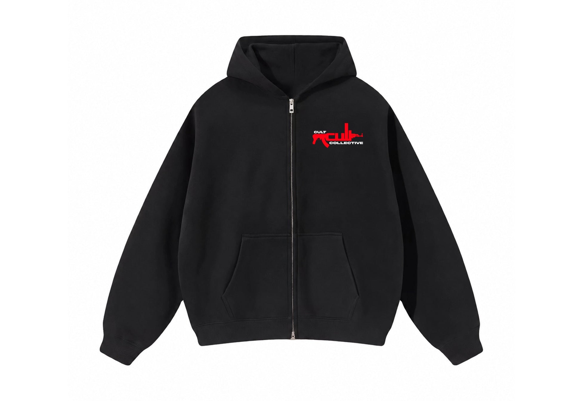 AK ZIP UP (BLACK)